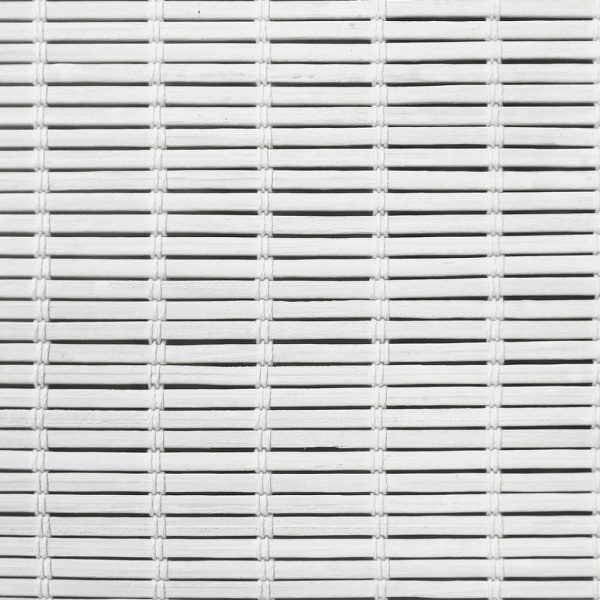 Рулонные шторы 60х160 см бамбуковые цвет белый