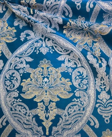 Штора на тесьме 170х280 см Logas цвет синий