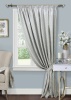 Штора на тесьме 220х270 см Lubawa с подхватом цвет серый