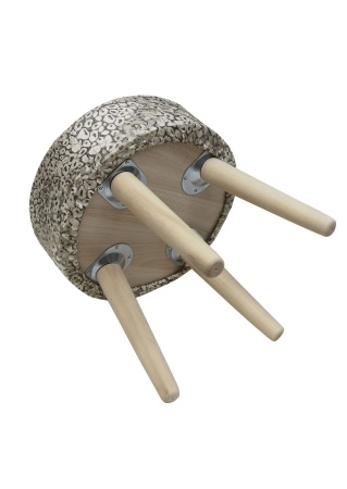 Пуф Stone круглый, цвет серый