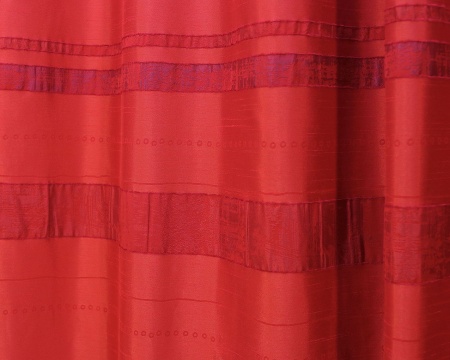 Штора на тесьме "Альборг Alborg" 146х270 красный