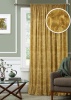 Портьера на тесьме "Бархан Barhan" 136х270 желтый