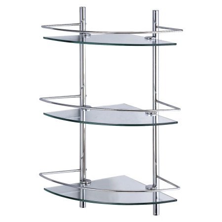 Полка стеклянная тройная K-3133