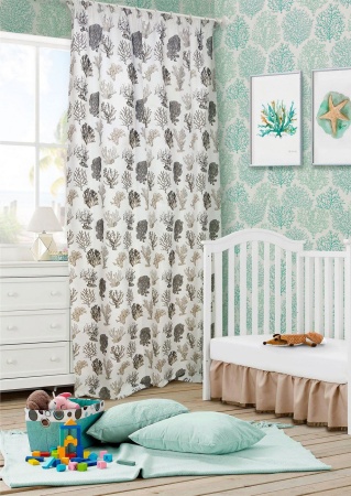 Штора на тесьме "Actinia" 266х270