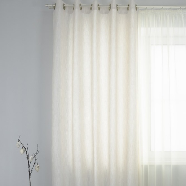 Штора на люверсах "Касия" 160х270 цвет крем