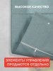 Римская штора "Эмма", Без Карниза, цвет сине-зеленый