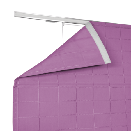 Римские шторы AMMI на веревочном механизме цвет розовый