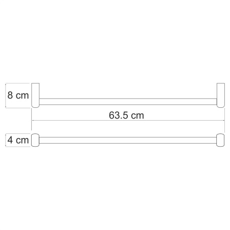 Держатель полотенец одинарный Berkel K-6830