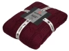Вязаный плед Nordvic 160x120 см цвет вишневый
