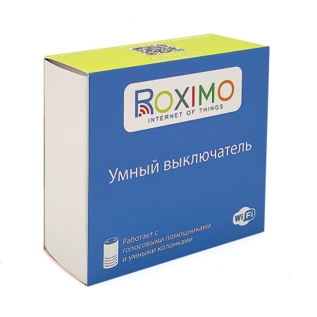Умный выключатель ROXIMO сенсорный, трехкнопочный, белый