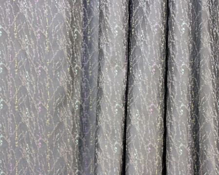 Штора на тесьме "Rosemary" 200х270 цвет серый