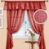 Комплект штор "Chain-S" 2 шторы 140*185 см красный