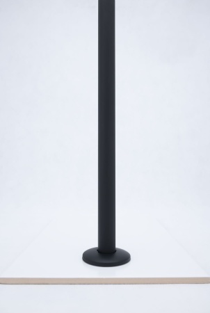 Карниз для ванной 170x70см (Штанга 20мм) Г-образный, угловой. Усиленный. Черный.