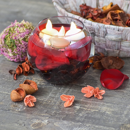 Светодиодные свечи водные (4 шт)