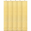 Ламели для вертикальных жалюзи УЮТ Фрост 180 см цвет жёлтый (5 шт)