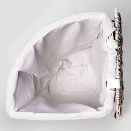 Плетеная корзина для белья с крышкой Vils WB-560-M