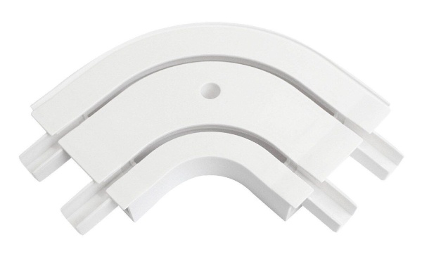 Закругление наружное для шины потолочной 2-х рядной, 90 градусов, 20620