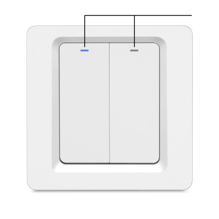 Умный Zigbee выключатель ROXIMO, трехкнопочный, SZBTN01-3