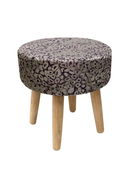 Пуф Stone круглый, цвет фиолетовый