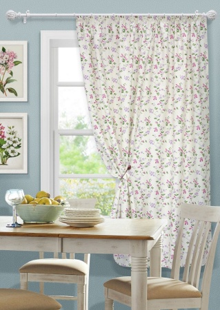 Штора "Jasmine", на тесьме 150х175 молочный