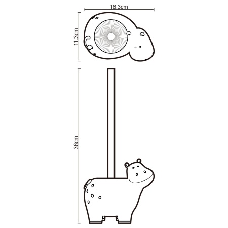 Щетка для унитаза Lippe K-8127