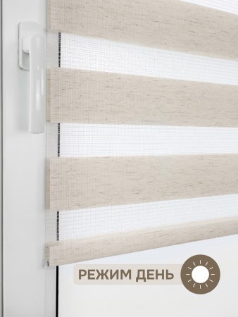 Миниролло "День-Ночь", лён