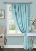 Штора на тесьме 220х270 см Lubawa с подхватом цвет голубой