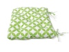 Подушка на стул с завязками 40x40 см Green Round с принтом Подушка на стул с завязками 40x40 см Green Round с принтом