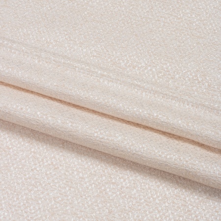 Римская штора с помпонами, Валенсия, на цепочном механизме, цвет бежевый