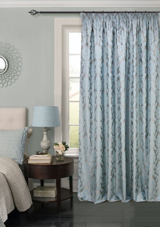 Портьера на тесьме "Afina" 220х270 синий