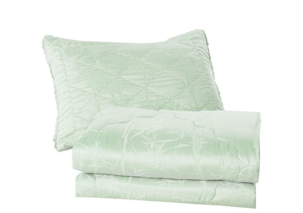 Одеяло Cleo FitoLine искусственный шелк цвет зеленый