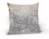 Подушка декоративная на молнии 40х40 см Paisley цвет серый