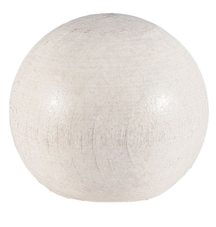 Карниз однорядный (Беленый дуб) D28, Шар