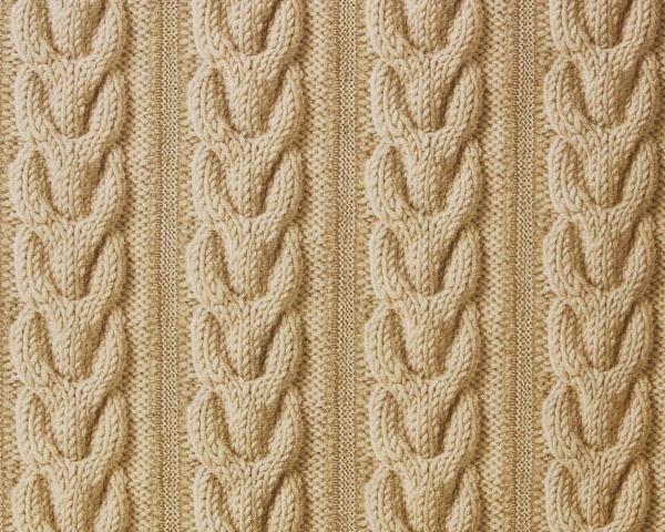 Подушка на стул "Плейт Plait" 40х40 бежевый