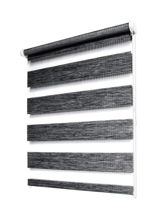 Рулонные шторы день ночь Канзас цвет графит