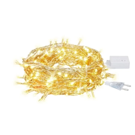 Электрогирлянда светодиодная Vegas Бахрома теплый 2 м