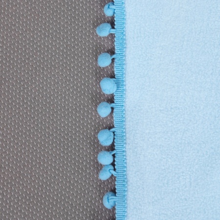 Плед Sima-Land Новогодняя ель 110х160 цвет голубой