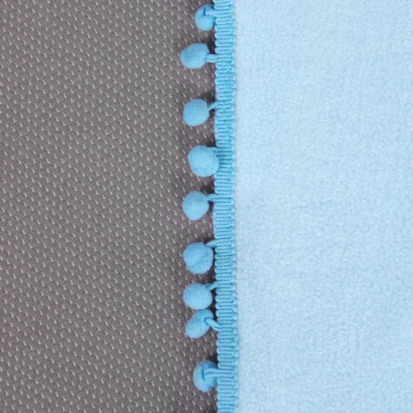 Плед Sima-Land Новогодняя ель 110х160 цвет голубой