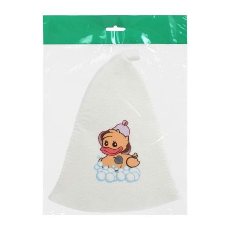 Шапка для бани и сауны «Мама утка» "Hot Pot", войлок