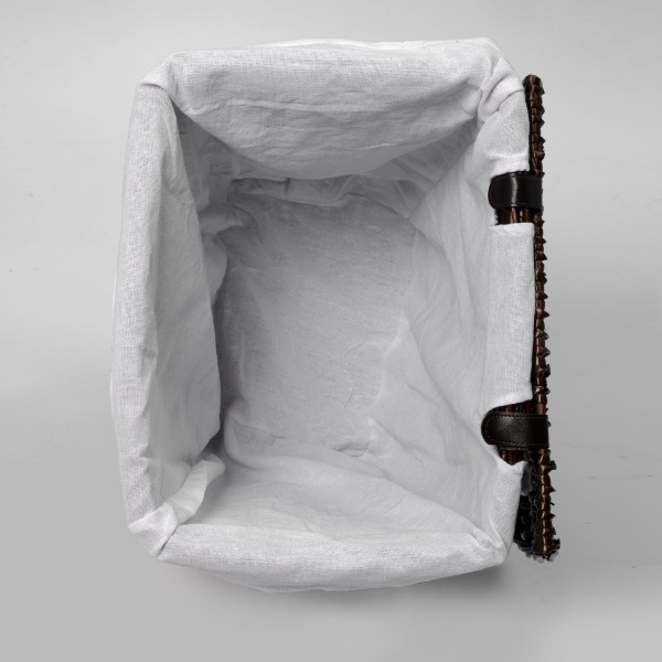 Плетеная корзина для белья с крышкой Isar WB-130-M