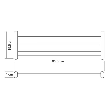 Полка для полотенец Berkel K-6811
