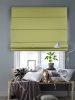Римская штора на верёвочном механизме, Blackout, цвет светло-зеленый