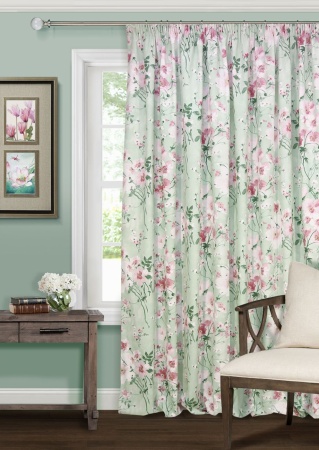 Штора на тесьме "Натурель Naturel" 276х270 розовый