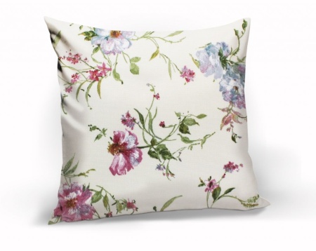 Подушка декоративная на молнии 40х40 см Margot цвет бежево-фиолетовый