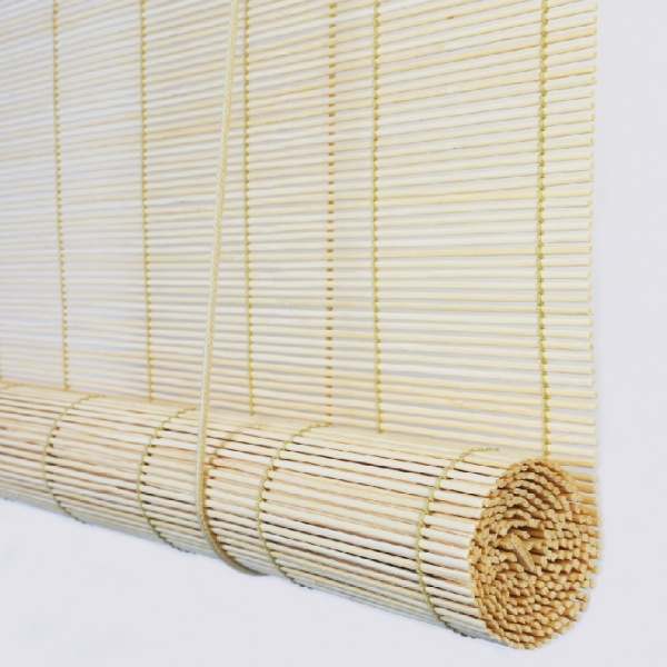 Рулонные шторы 60х160 см бамбуковые цвет натур