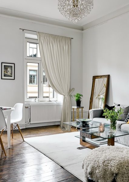 Портьера на тесьме "Lindor-SH" 200х280 светло-серый