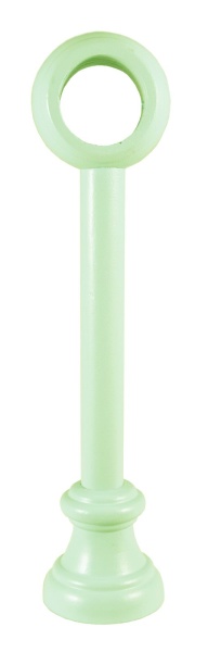 Карниз Марилена однорядный (ДЕРЕВО), батист светло-зеленый, 200 см