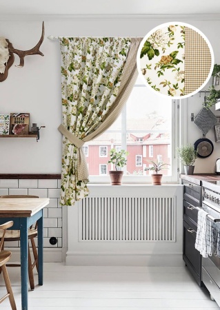 Штора на тесьме "Лули Luly" 175х175