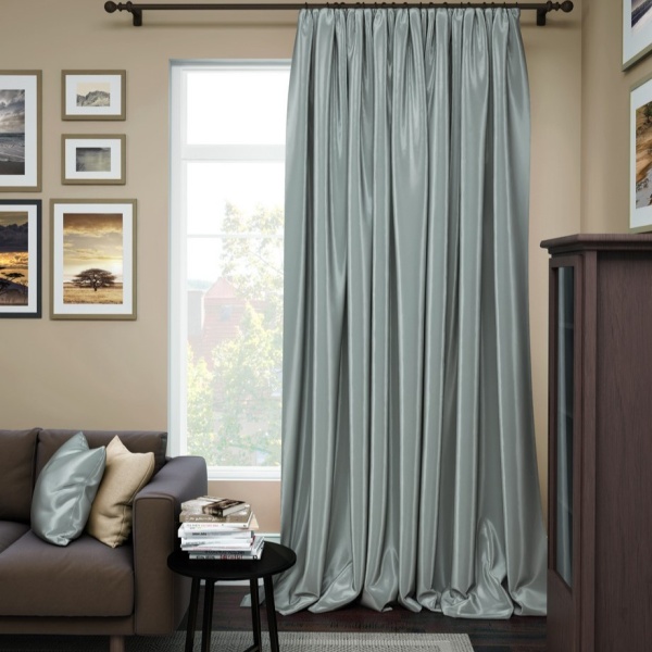 Портьера на тесьме "Avery" 200х280 серый