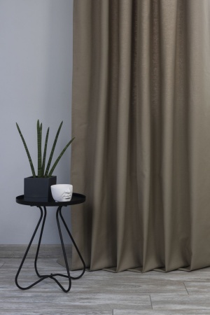 Штора на тесьме 160х270 см Sahara с подхватом цвет бежевый